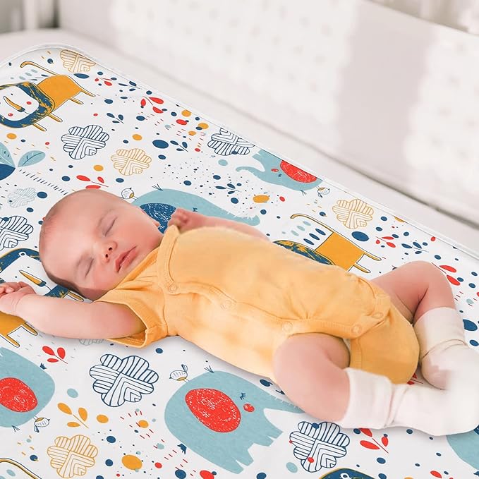 Tebery 2 Pack Baby Waterproof Bed Pad Washable Mattress Pad Mat, 31"x40" Large Underpads Bed Wetting Incontinence Cover for Kids/Adult/Pets