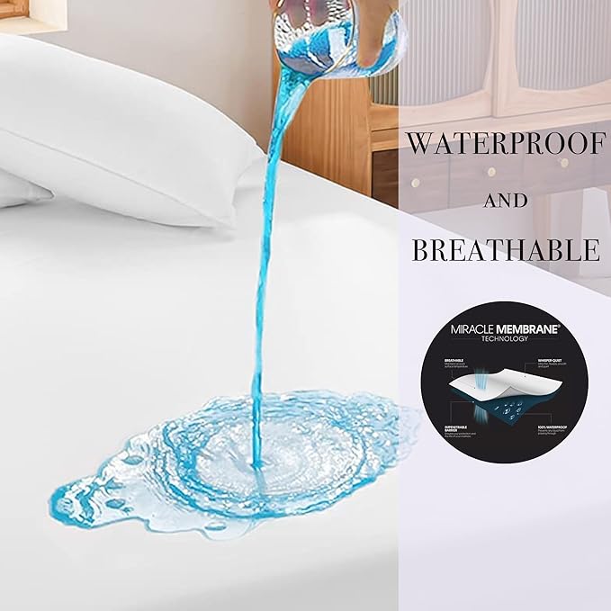 Protect-A-Bed Cooling Copper Infused Mattress Protector, Twin