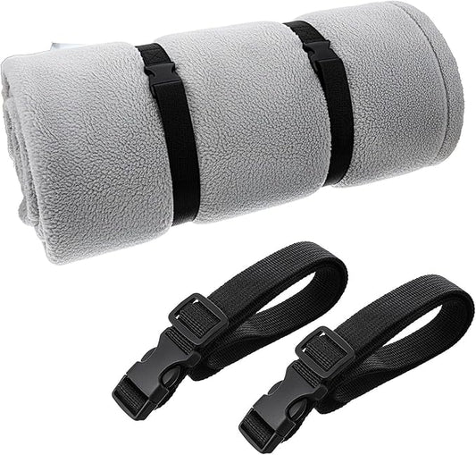 Mattress Straps 2 Pcs Adjustable Foam Mattresses Packing Straps with Sturdy Locked Buckles for Moving House Gel Mattress Topper Storing Bedding Supplies Black, 59.06'' X 1.26''