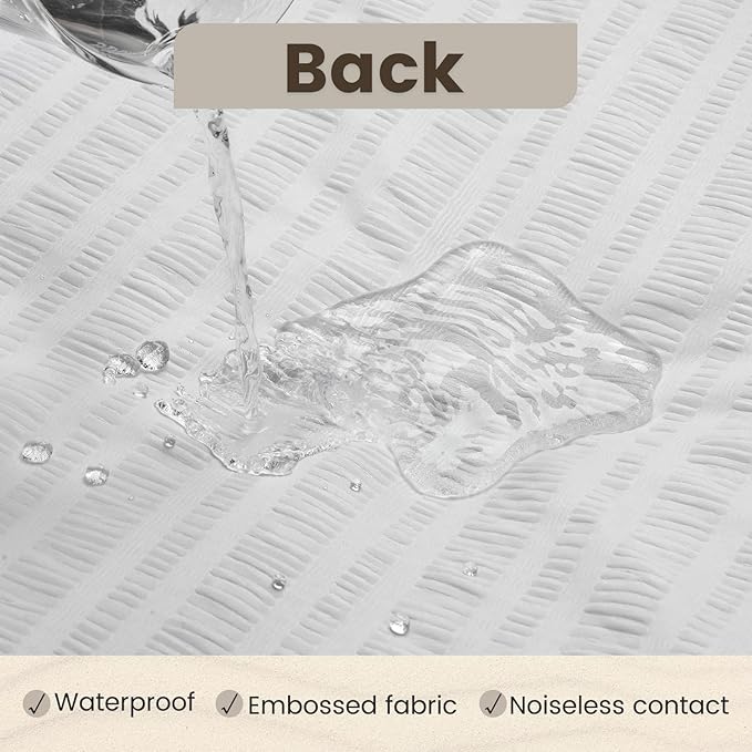 QUIETSEA Reversible Short Queen Mattress Topper Egg Crate Memory Foam Mattress Topper, Bamboo Viscose Mattress Pad Short Queen, Noiseless Waterproof Mattress Cover with Deep Pocket up to 21", 60"x75"