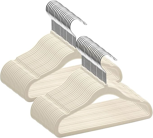 GoodtoU Baby Hangers Velvet 100 Pack - Baby Felt Hangers Non Slip Toddler Hanger Childrens Hanger for Kid by GoodtoU