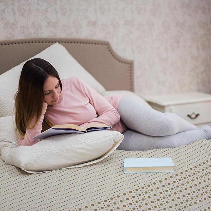 7-Zone Green Natural Organic Latex Mattress Topper Full Size - 2 inch - Medium Firmness - GOLS Certified Latex Foam Bed Pad for Side Sleepers Zonal Support Durable and Breathable