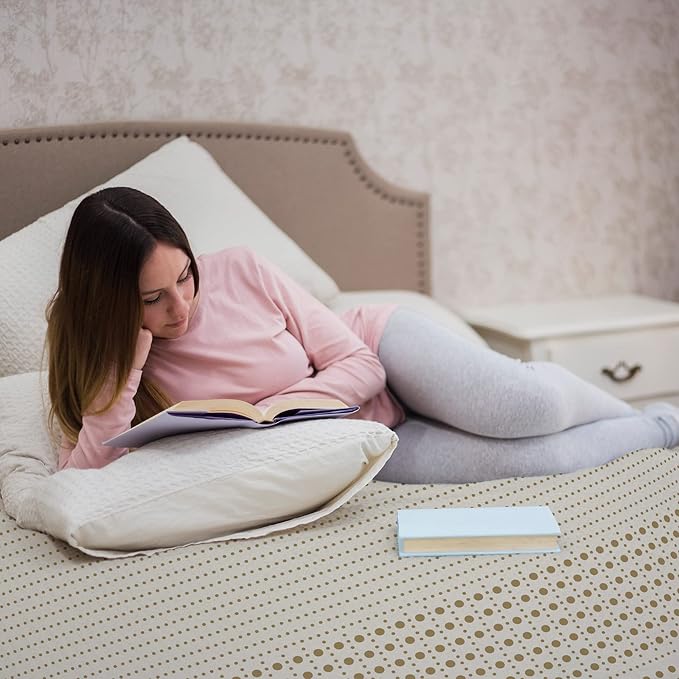 7 Zone Green Natural Organic Latex Mattress Topper Queen Size - 2 inch - High Density Firm - GOLS Certified Latex Foam Bed Pad for Back Sleepers Back Pain Relief Support Durable and Breathable
