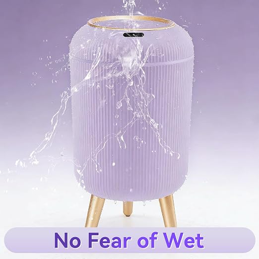 Motion Sensor Bathroom Trash Can with Lid, 3 Gallon/11L Automatic Bathroom Wastebasket,Touchless Trash Bin with Removable Legs for Kitchen,Office,Toilet,Bedroom,Smart Sensor Trashcan-Purple - Image 6