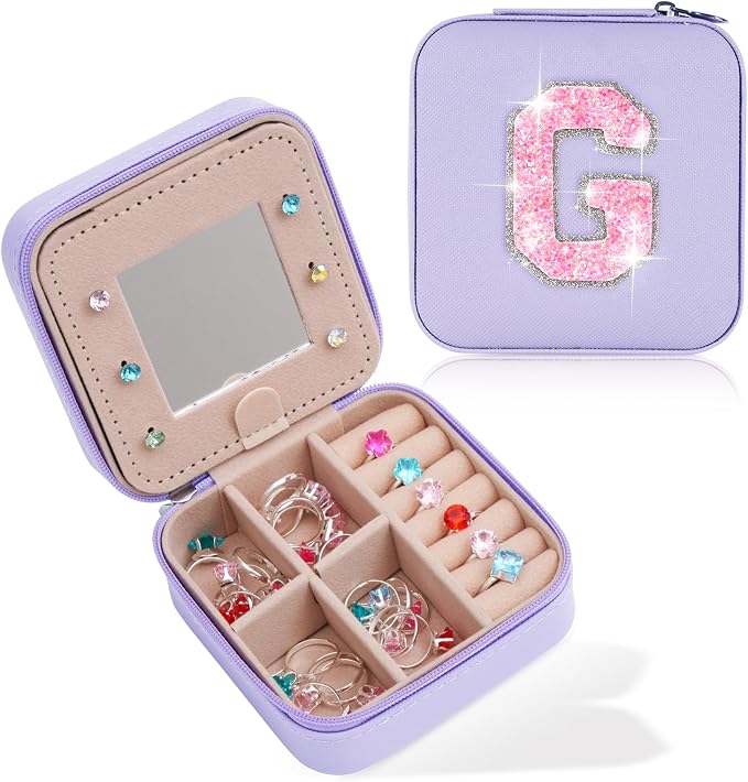 Uygafly Graduation Gifts for Women Teen Her,Fashion Jewelry Case Cute Trendy Stuff Graduation Essentials Accessories | Lavender,G by Uygafly