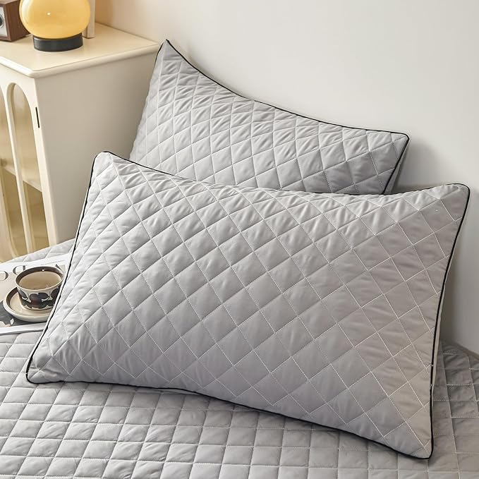 King Size Waterproof Mattress Protector - 17" Deep Pockets for Thick Mattresses, Leak-Proof, Urine & Stain Resistant, Non-Slip Elastic,Gift for Families(1 Mattress Cover + 2 Pillowcases)(78"x80")