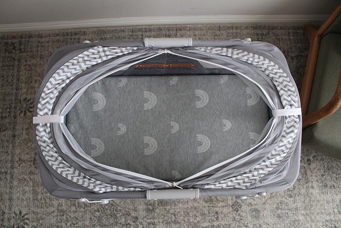 Baby Bassinet Mattress Topper, Waterproof Replacement Pad with Removable & Washable Mattress Covers (for Dream On Me Karley)
