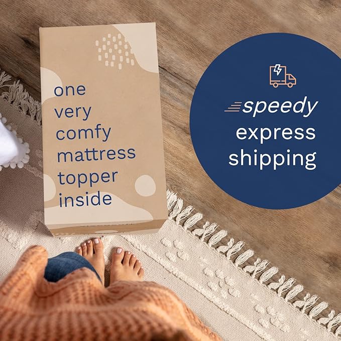 ViscoSoft 3 Inch Memory Foam Mattress Topper Short Queen - Select High Density Ventilated RV/Camper Mattress Pad - Premium Removable Rayon Cover