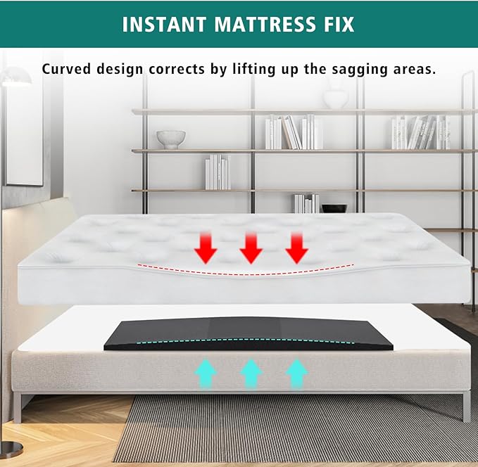 TANYOO Sagging Mattress Support Fix Sinking Beds High Density Foam Insert Pad for Sagging Bed Repair and Extends Life 47 x 25 x 2 Inches Pack of 2