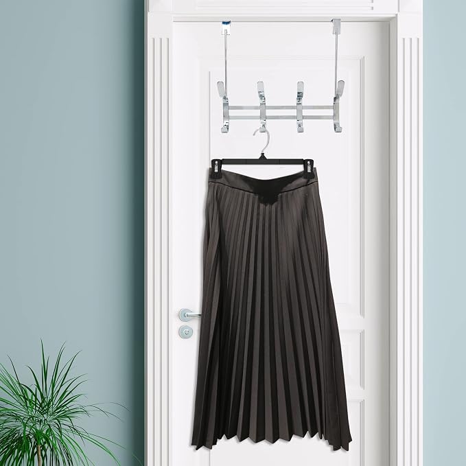 Sharpty Pant & Skirt Hangers - Closet Hangers for Shorts, Shirts, Jeans, Dresses, Slacks, Coats, Clothes, Clothing, Garments & More - Durable, Space Saving & Non-Slip, Black - 25 Pack - Image 5