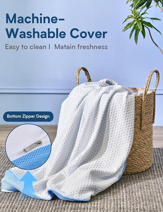 Extra Firm Mattress Topper Full Size, 2026 Upgraded 3 Inch 7-Zone Egg Crate Cooling Gel Memory Foam Bed Topper for Pressure Relief and Back Pain, Bamboo Charcoal Mattress Pad, Washable Cover