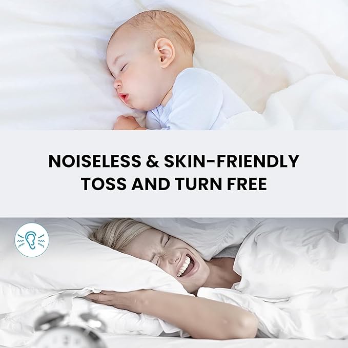 COTTONPASSION Twin XL Size Waterproof Mattress Protector - Fitted with Stretchable Deep Pocket Mattress Cover, Soft Breathable & Noiseless Mattress Pad