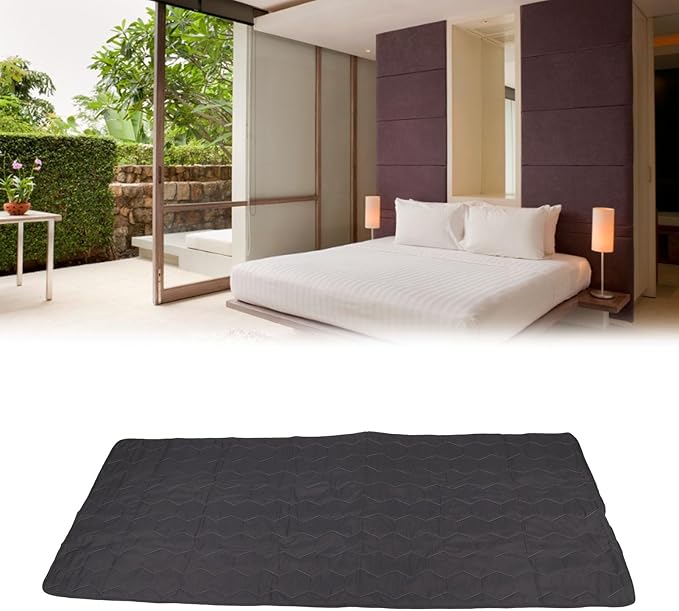 Waterproof Mattress Protector, 30x70 Inch, Dark Grey, Anti-Slip, Dark Colored to Hide Stains, Easy to Clean Mattress Cover for Incontinence Washable, for Adults and Kids