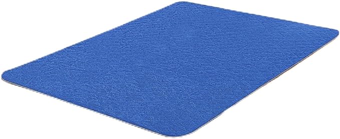 Couples Waterproof Mat Lover Reusable Stainproof Blanket Quiet Easy Use Towel Protector for Adult Multi Functional Bed Sheets Couple Messy Play Pleasure Comfort(Blue,54 x 34 Inch)
