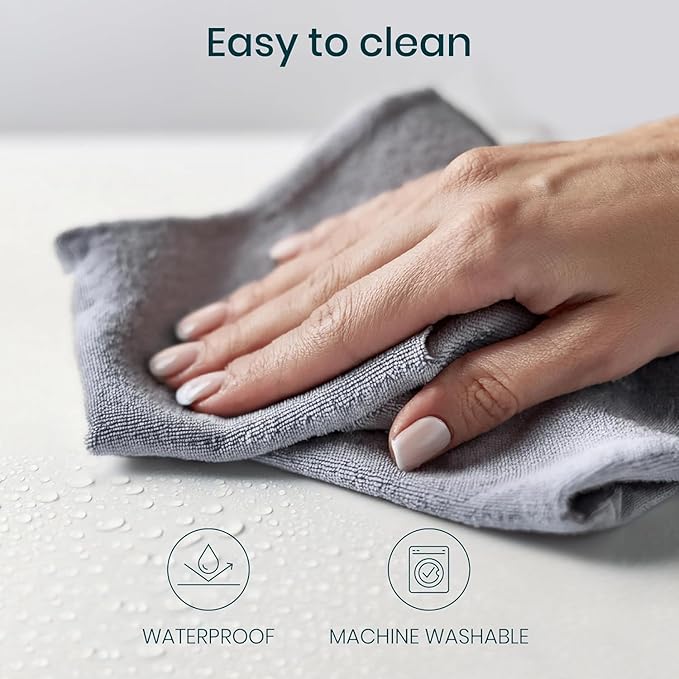 Tutti Bambini 100% Waterproof Bassinet Mattress Protector - Premium 100% Cotton Bassinet Mattress Pad Cover, Soft & Breathable, Machine Washable, Compatible with CoZee® Bassinets (31.8 x 20 in)