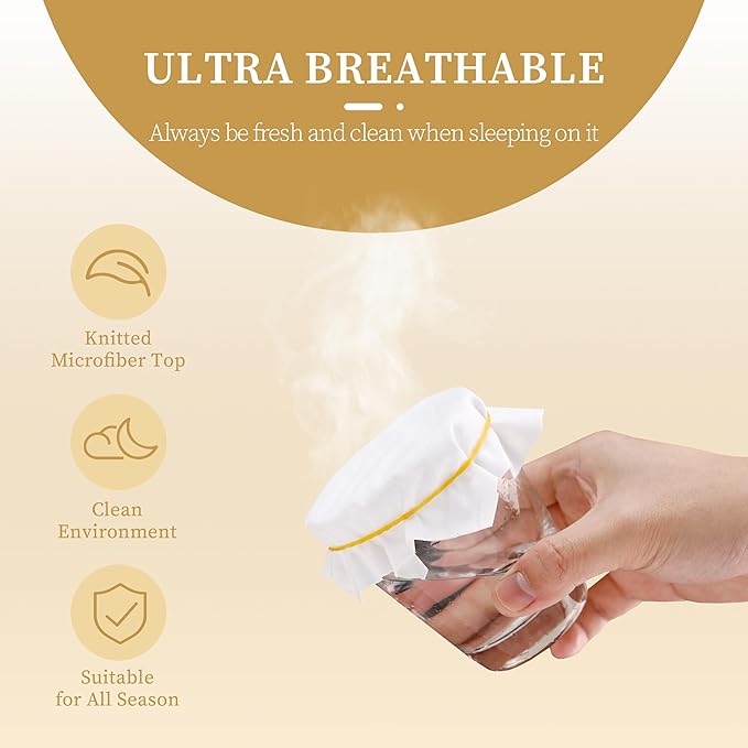 Safe and Sound Waterproof Mattress Protector, Queen Size Premium Mattress Cover, Noiseless Breathable Soft, Fitted Deep Pocket 8-21 Inch Bed Cover, Machine Washable