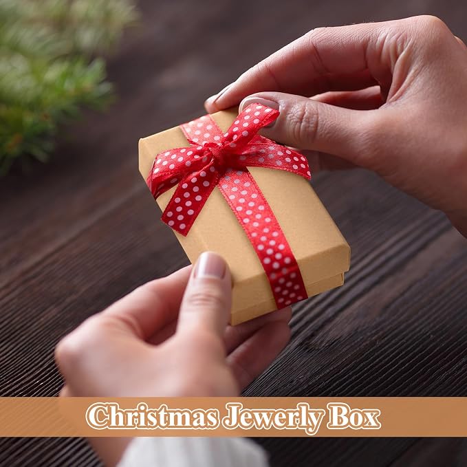 Batiyeer 36 Pcs Cardboard Jewelry Gift Boxes Jewelry Boxes Packaging Small Earring Gift Box with Lids for Necklace Ring Bracelet Party - Image 3