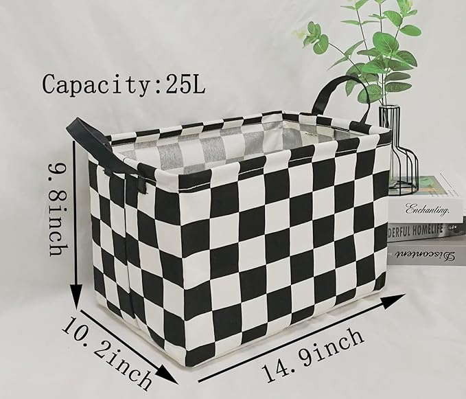 MAIZMZ Rectangular Storage Basket Collapsible Organizer Bin Waterproof Toy Box for Organizing Home/Dorm/Kitchen/Pet/Office/Closet/Shelf/Gift Baskets - Image 2