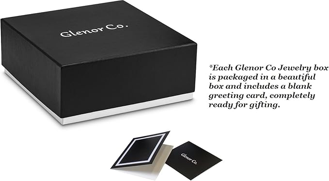 Glenor Co 28 Section Jewelry Box - 2 Layer - Buckle Snap & Magnet Closure - Large Mirror - Pu Leather - Black - Jewelry Organizer for Women & Girls - Holder for Earring Ring Necklace & Bracelet - Image 7