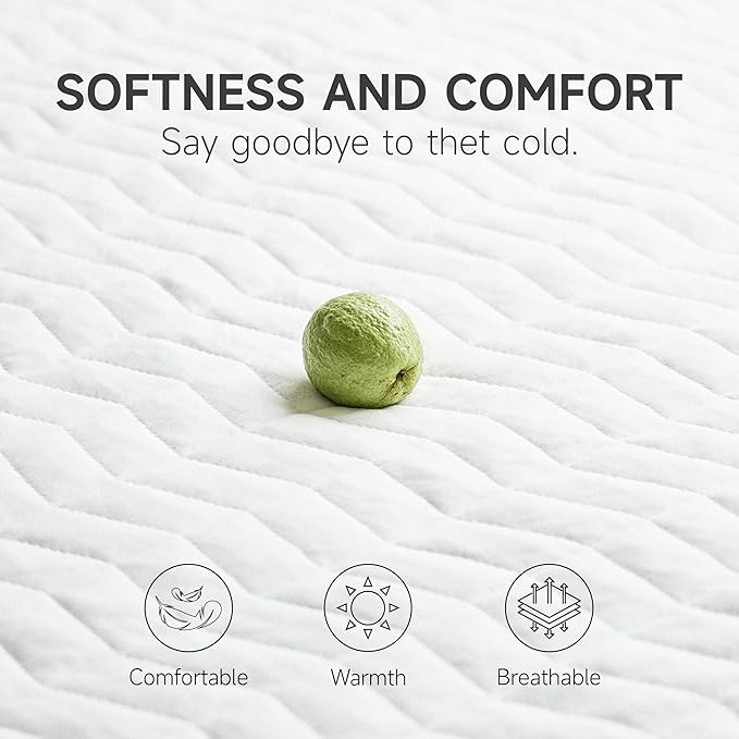 Electric Mattress Pad King Size 78"x80"- Electric Mattress Pad Dual Control with 10 Heat Settings & 10 Hour Auto Off,Fit up to 18" Deep Pocket,ETL