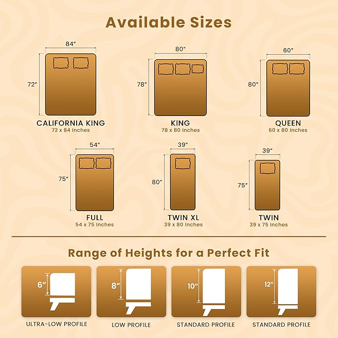 Utopia Bedding Premium Waterproof Bed Bug Mattress Cover, California King Zippered Mattress Protector, 12 Inches Deep, Dust Mite Proof 6-Sided Mattress Encasement for Bed