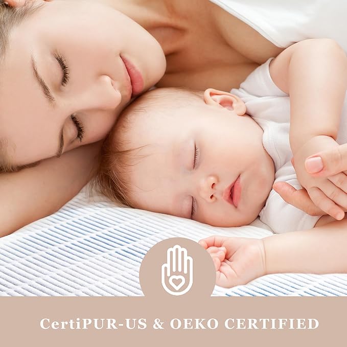 BedStory Extra Firm Mattress Topper Queen Size 4 Inch - Pain-Relieving Memory Foam Bed Topper, Cooling Gel High-Density Mattress Pad, Skin-Friendly, Non-Slip Cover, No Odor, CertiPUR-US Certified
