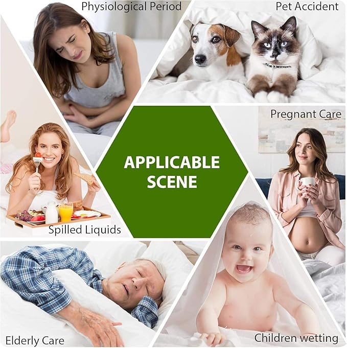 Bedding Waterproof Mattress Protectors with Deep Pocket Fitted Up to 13 inches, Washable Mattress Cover Topper Comfortable Soft Noiseless for Dorm,Home, Hotel (Gray, Full)