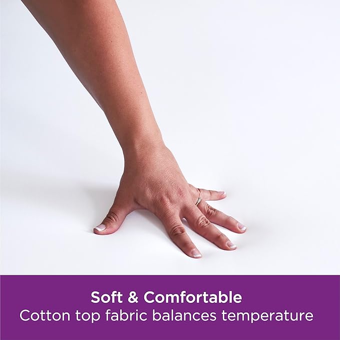 AllerEase Ultimate Cotton Top Allergy Protection and Comfort Zippered Mattress Protector King, White