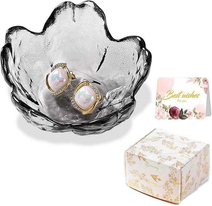 Gifts For Women Trinket Dish Unique Birthday New Home Gifts For Women Her Jewellery Tray Cute Room Decor Aesthetic Bedroom Accessories Ring Dish Holders Small Friendship Christmas House Warming Gifts by WELOCMETOBINOSTER