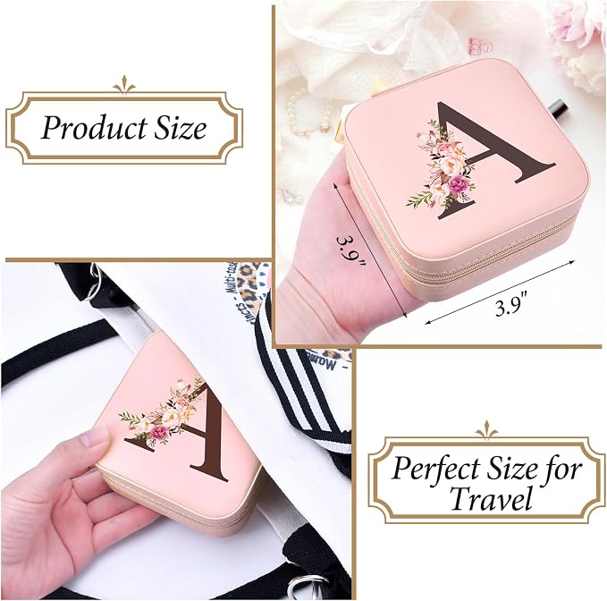 Mothers Day Mom Gifts for Wife Daughter - Stocking Stuffers for Teens Women - Teen Girl Gifts Trendy Stuff Travel Jewelry Box Case Organizer Personalized Christmas Birthday Gift Easter Basket Stuffers - Image 4