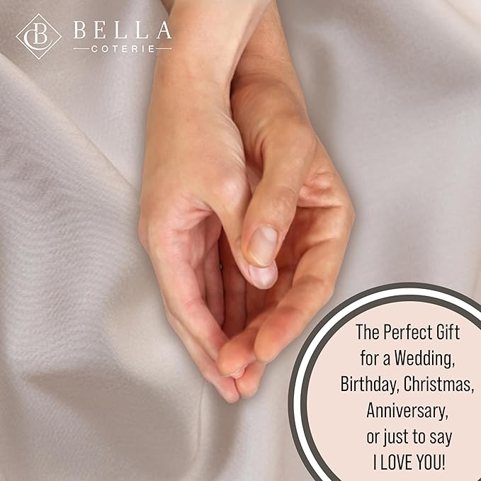Bella Coterie 6 Piece Luxury Bamboo Viscose California King Size Sheet Set | 100% Organically Grown | Cooling for Hot Sleepers | 18" Deep Pocket | Soft & Hypoallergenic | 4 Pillowcases [Dune]