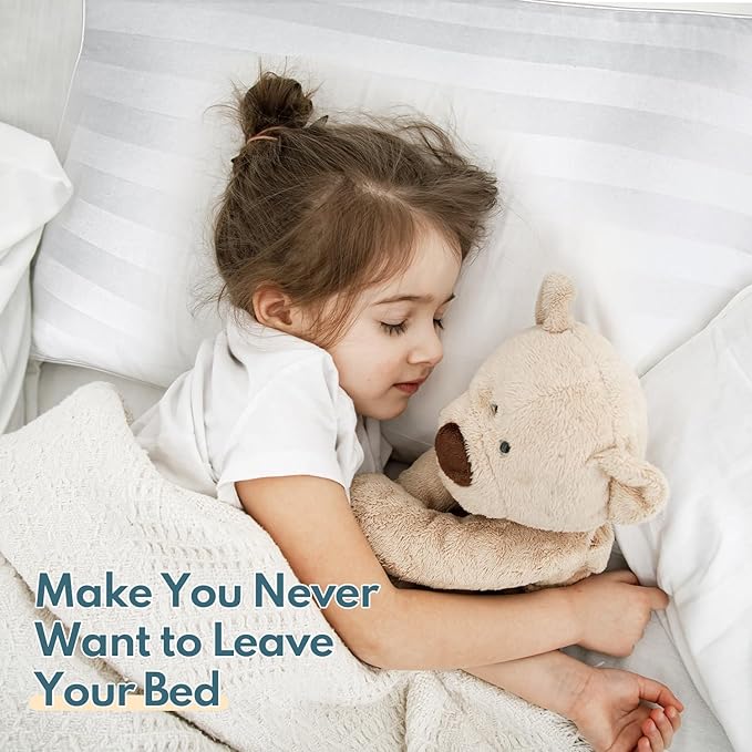 King Size Bed Pillows Set of 2 - Breathable Premium Down Alternative Pillows for Side, Back, and Stomach Sleepers Hotel Quality Fluffy Soft Cooling Microfiber Fill Skin-Friendly