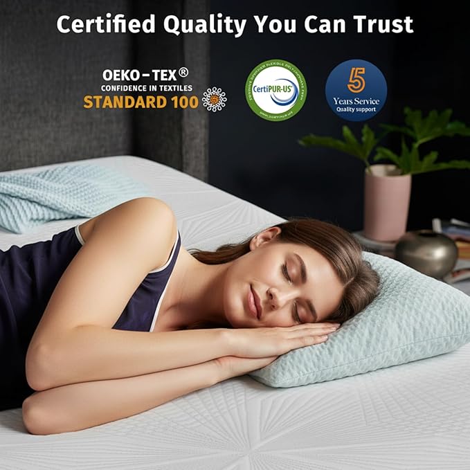 Ballad 3 Inch Gel Memory Foam Mattress Topper Queen Size, High Density Cooling Pad with Premium Removable Cover, Pressure Relief Bed Topper, (CertiPUR-US & Oeko-Tex Certified)