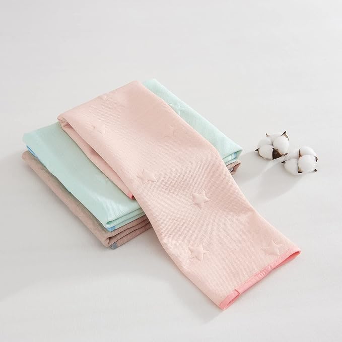 Reidio 1pcs Waterproof Toddler Mattress Pads Cotton Baby Bed Pad Washable Reusable Incontinence Pads Bed Underpads Mattress Protector for Adults Elderly Kids Pets (Peach, 11.8*17.7in(30*45cm))
