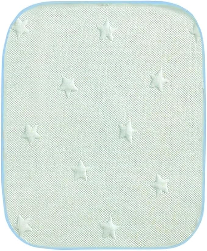 Reidio 1pcs Waterproof Toddler Mattress Pads Cotton Baby Bed Pad Washable Reusable Incontinence Pads Bed Underpads Mattress Protector for Adults Elderly Kids Pets (Green, 11.8*17.7in(30*45cm))