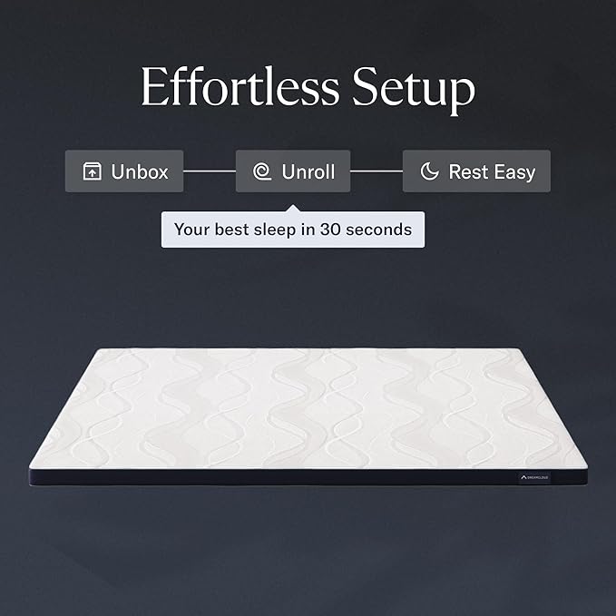 DreamCloud Soft Mattress Topper - Queen - 2" Gel Memory Foam Mattress Topper - Breathable & Comfortable - Back Pain Relief