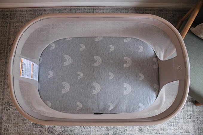 Baby Bassinet Mattress Topper, Waterproof Replacement Pad with Removable & Washable Mattress Covers (for Maxi-COSI Lora)