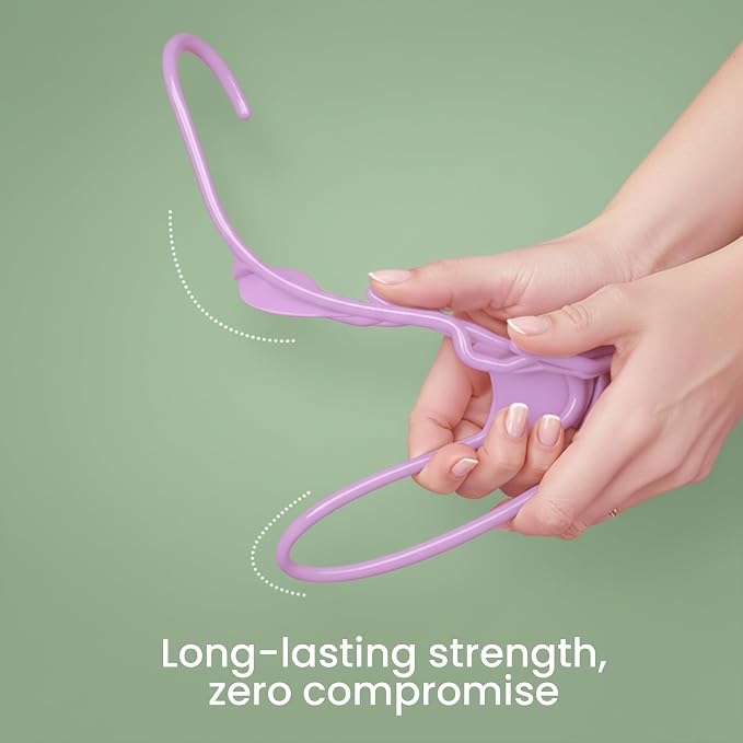 Utopia Home Plastic Hangers 50 Pack - Perfect Space Saving Clothes Hanger - Durable and Strong - Perfect Closet Organizers with Shoulder Grooves (Pink) - Image 4