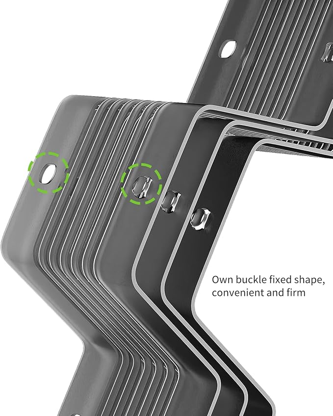 Honeycomb Separator Adjustable Drawer Organizer Divider for Underwear Belt-Scarf Socks Organizer (Black(4pcs)) - Image 6