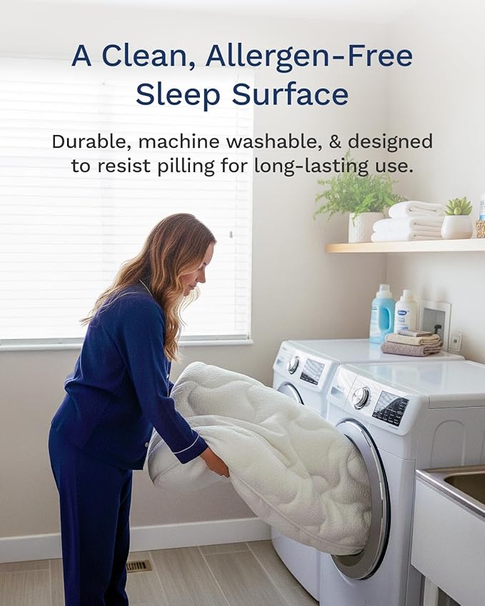 ViscoSoft Copper Pillow Top Cal King Mattress Pad - Soft Overstuffed Premium Cloud-Like Support - Quilted Fiberfilled Mattress Topper with Deep 18" Pocket for Secured Fit