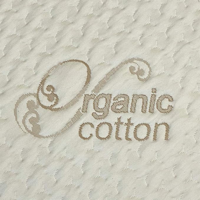 Foamma 4" x 48" x 80" Memory Foam Mattress for RV with Water Resistant Organic Cotton Cover, Firm High Density Foam Base, USA Made, CertiPUR-US Certified