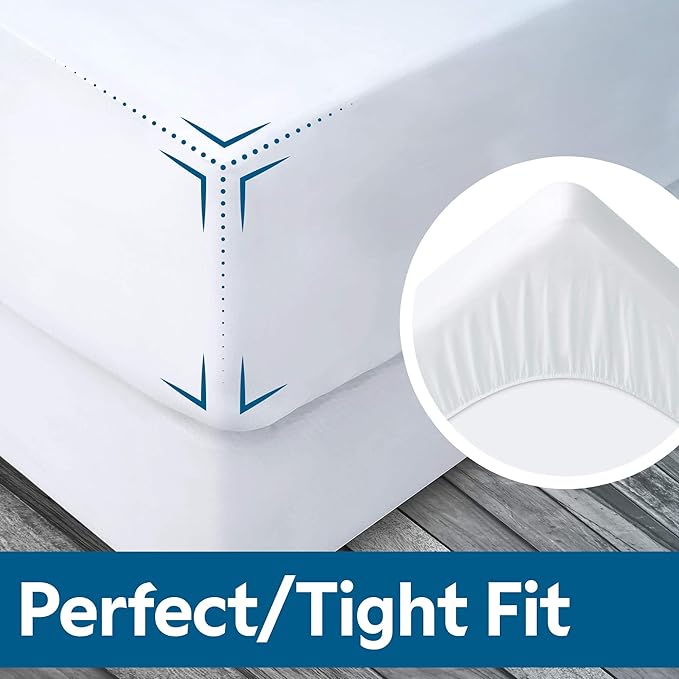 Guardmax Jersey Knitted King Size Mattress Protector - Waterproof & Proof Mattress Cover with Stretchable Pockets - Soft, Comfortable, & Noiseless Waterproof Fitted Sheet.(78 x 80 x 15)