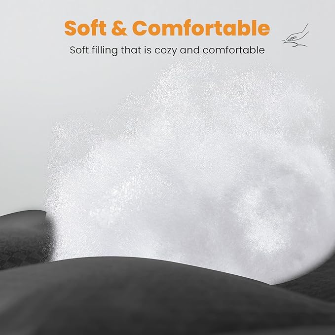 MATBEBY Twin XL Mattress Pad - Cooling Breathable Mattress Topper, Quilted Fitted Mattress Protector, Pillow Top Mattress Cover with 8-21" Deep Pocket, Machine Washable, Dark Grey, Twin Extra Long