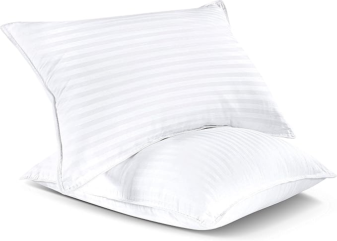 Utopia Bedding Bed Pillows for Sleeping King Size (White), Set of 2, Down Alternative Pillow for Sleeping, Cooling Hotel Quality Pillow Set for Back, Stomach or Side Sleepers