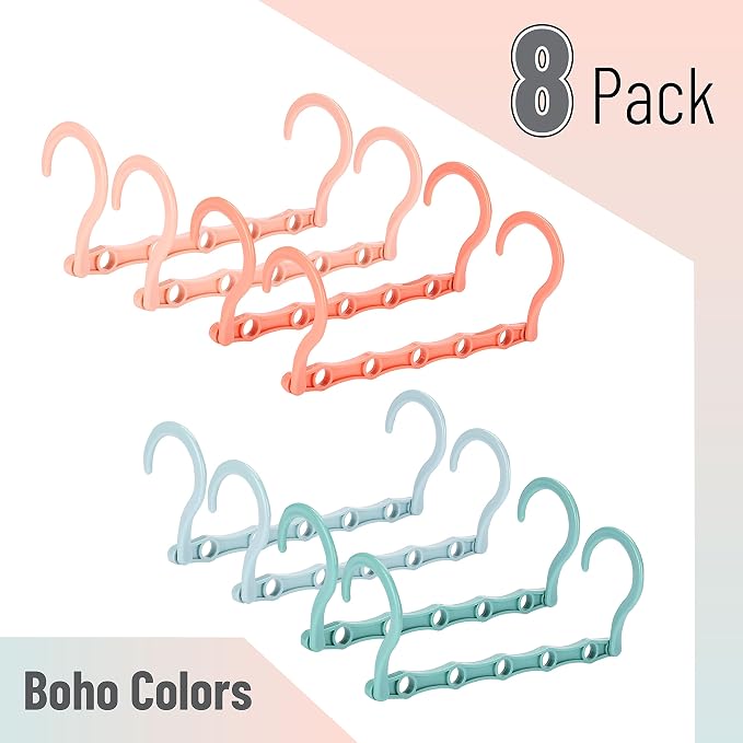 Mr. Pen- Space Saving Hangers, 8 Pack, Boho Colors, Magic Hangers - Image 2