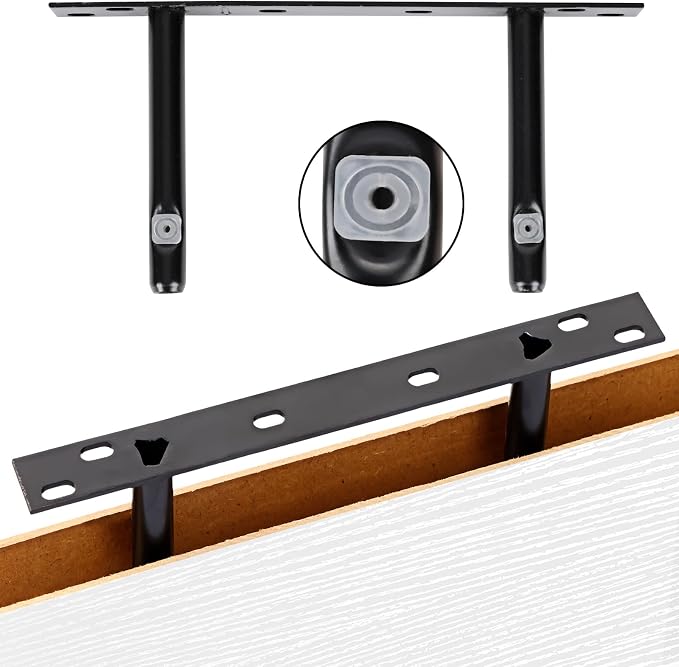 Fixwal White Shelves, 15.8in Floating Shelves, Farmhouse Shelf Wall Decor for Bathroom, Bedroom, Living and Kitchen Set of 6 - Image 4