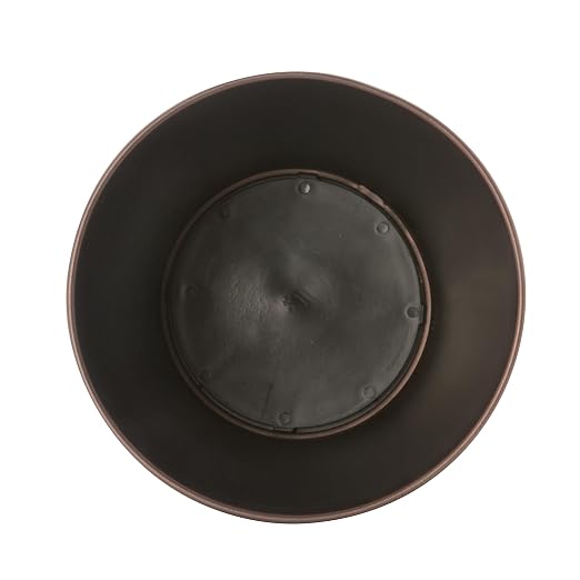 Bath Bliss 5 Liter Small Wastebasket | Round Open Top | Trash Can | Bathroom | Bedroom | Kitchen | Office | Dorm | Disposal Waste Bin | Garbage | Oil Rubbed Bronze - Image 4