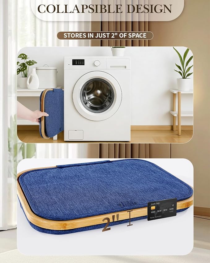 Laundry Hamper with Wheels, 75L Large Clothes Hamper with Removable Inner Bag, Collapsible Dirty Clothes Basket for Dorm, Rolling Dirty Clothes Basket for, Bedroom, Bathroom, Laundry Room - Image 5