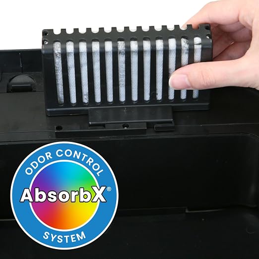 iTouchless Official AbsorbX Trash Can Odor Filters 3-Pack, Stops Garbage Smells, All Natural Activated Charcoal Deodorizer Air Freshener Absorber for 8 Gallon & Larger Garbage Bins with Compartment - Image 7