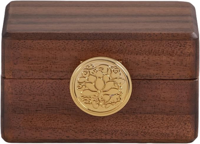 Travel Jewelry Case Wood Small Jewelry Box for Women Wood Jewelry Organizer Storage Holder For Earrings Rings Necklaces Velvet Wooden Jewelry Box With Lock - Image 9
